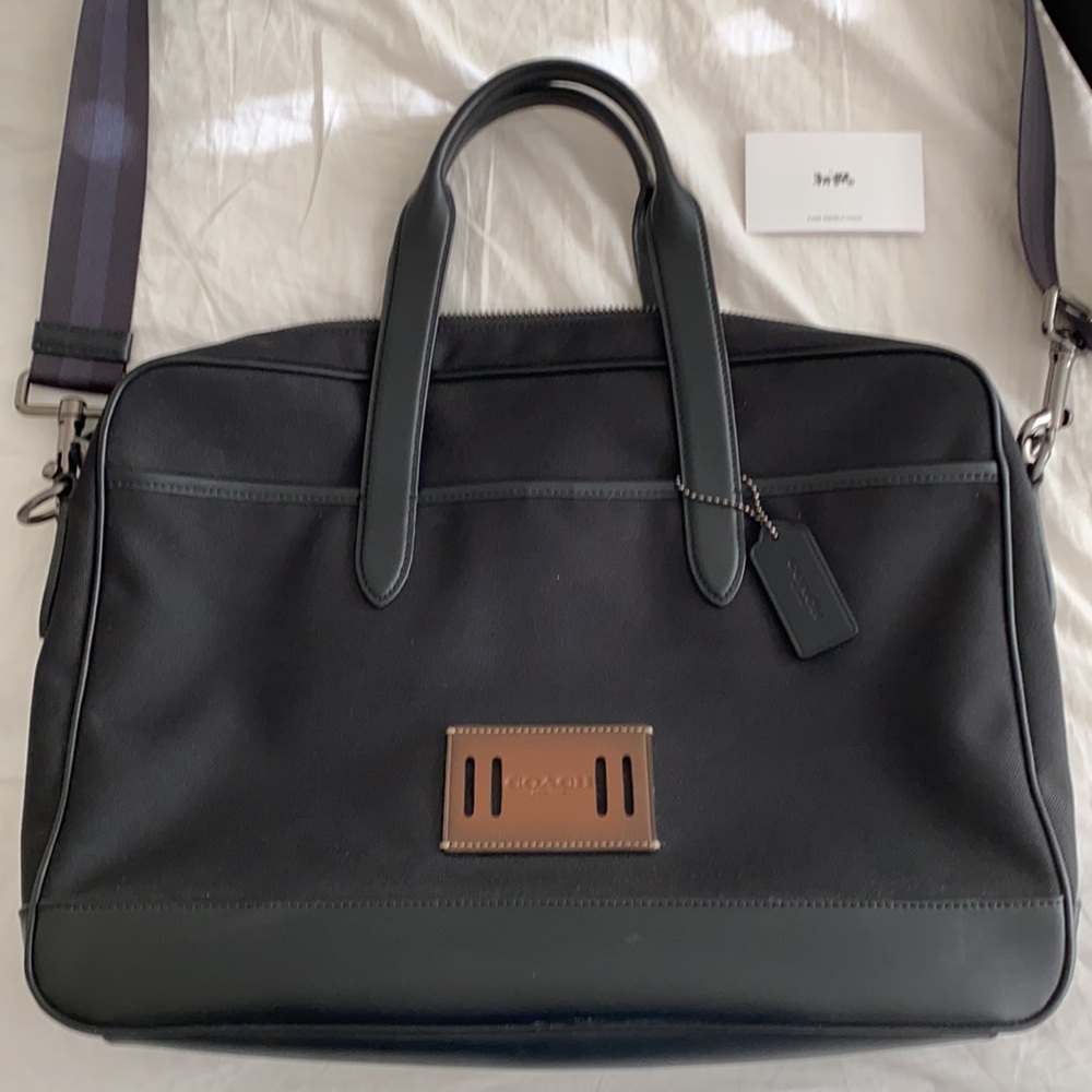 Coach- Laptop Bag- Black for sale